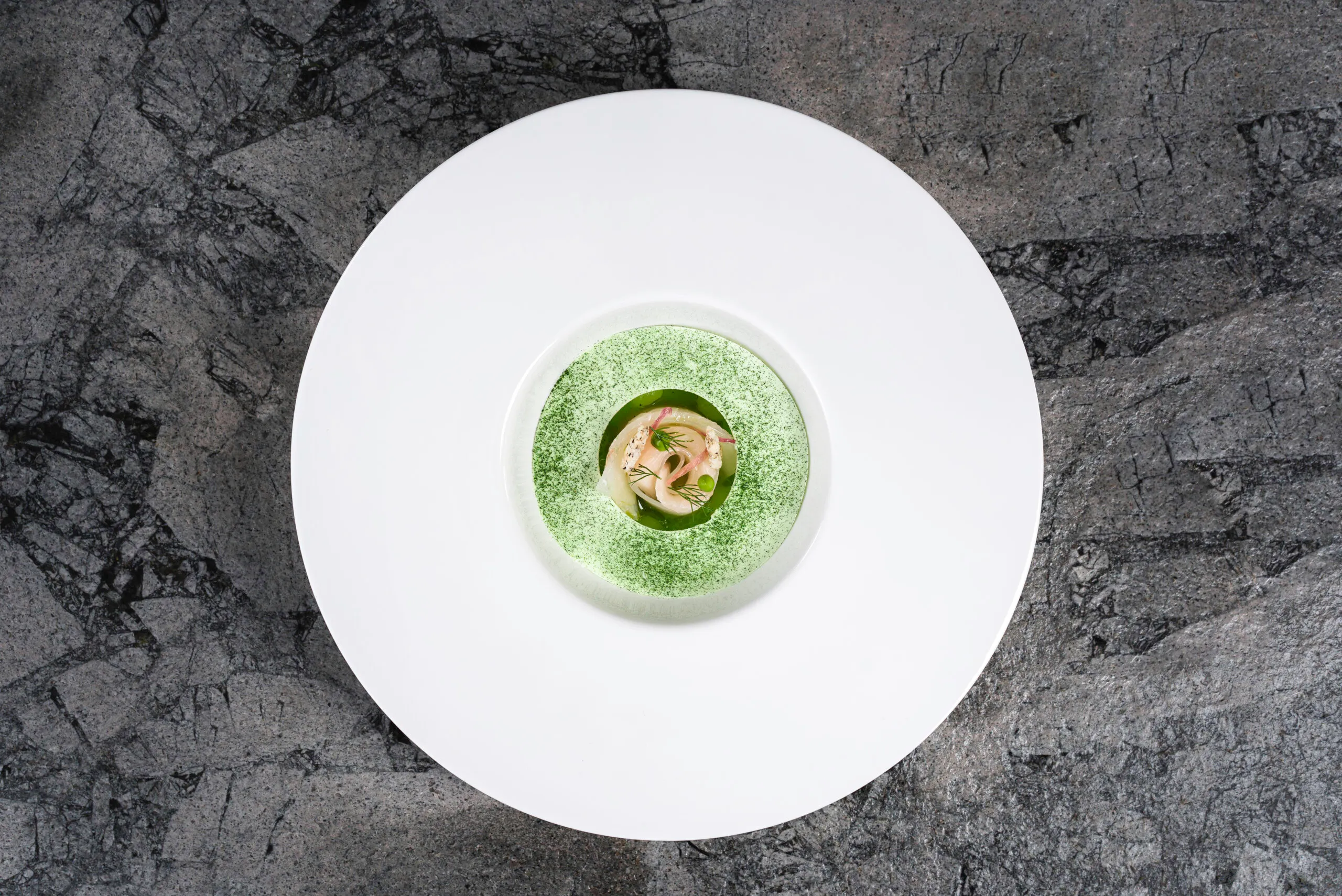 Hamachi, Dill, Gurke